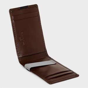 Brown leather wallet